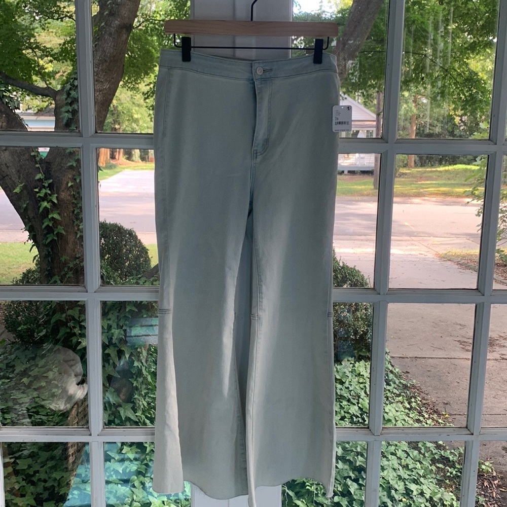 NWT Free People Youthquake Cropped Flare Jeans, 28